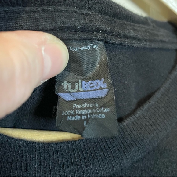 Tultex black The Postal Service graphic band tee sz L - Picture 9 of 12